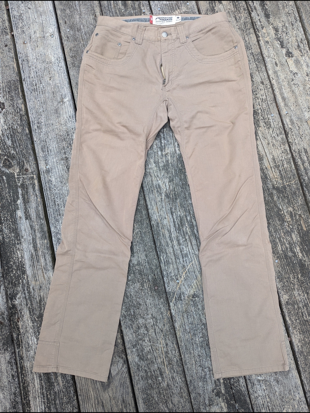 Mountain Khakis Straight-Leg Pants in Beige/Tan